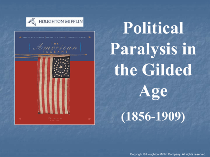 Gilded paralysis political age