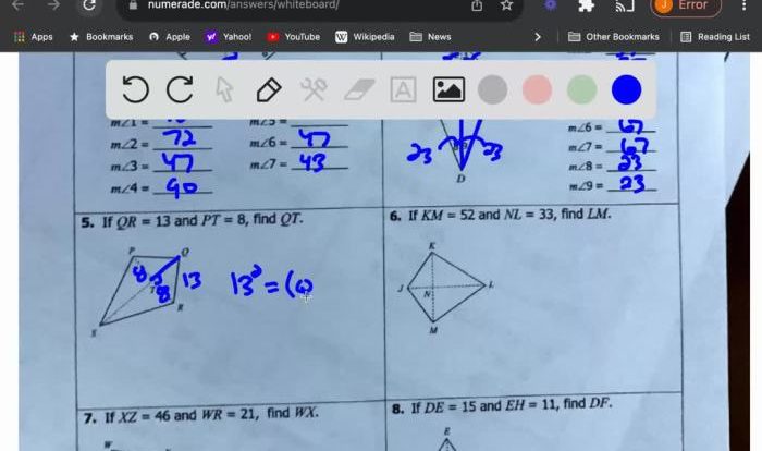 Chapter 6 quadrilaterals answer key