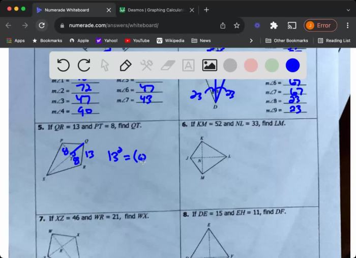 Chapter 6 quadrilaterals answer key