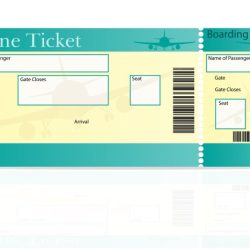 Airline ticket delta boarding pass paper recent