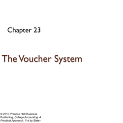 Voucher system cash analyzing controls reporting internal control purchase ppt powerpoint presentation