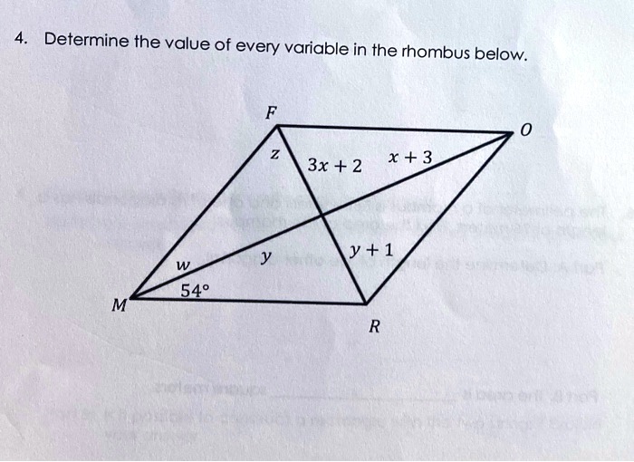 Rhombus angle finding measure solving nagwa question